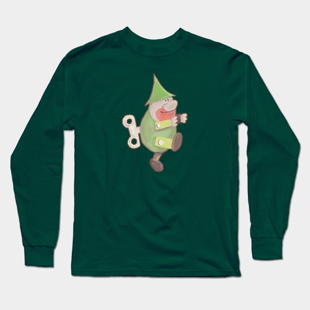 wind-up giant Long Sleeve T-Shirt by bobgoodallart